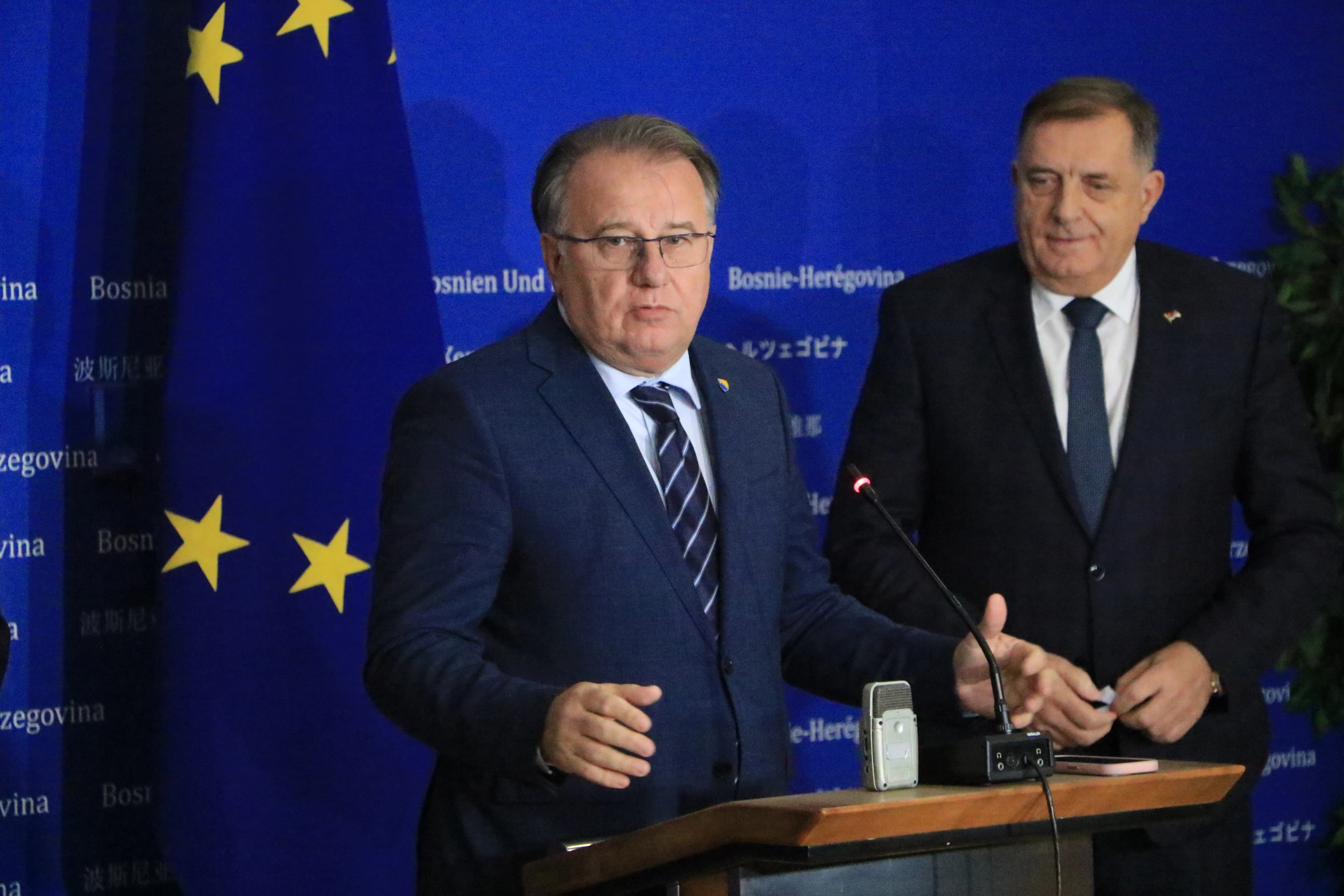Nermin Nikšić i Milorad Dodik, lideri SDP-a i SNSD-a