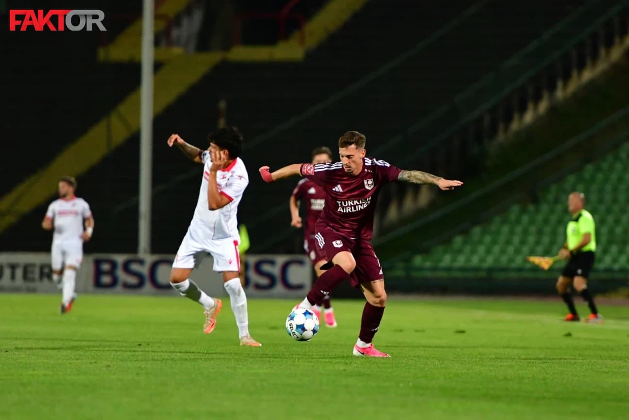 Sarajevo - Sloga 1:0 / Bordo tim vodi