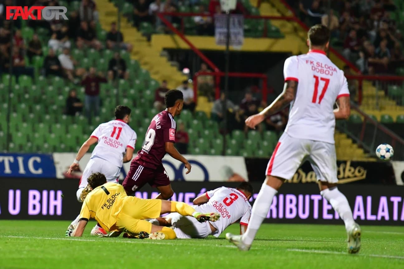 Sarajevo nadigralo Slogu, Bandić svirao dva penala uz crveni karton, ali i poništavao sa VAR-om