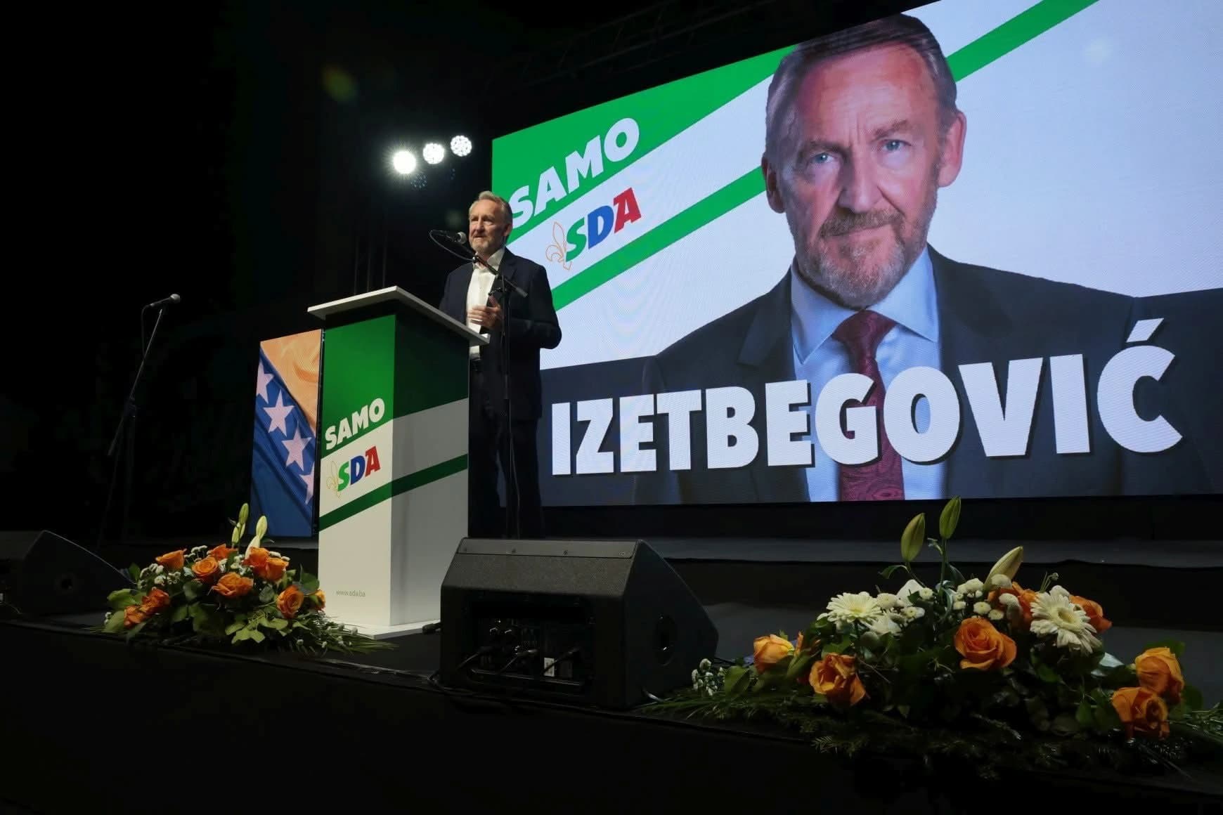 Izetbegović: Pred BiH je težak period, samo SDA je u stanju iznijeti ono što slijedi