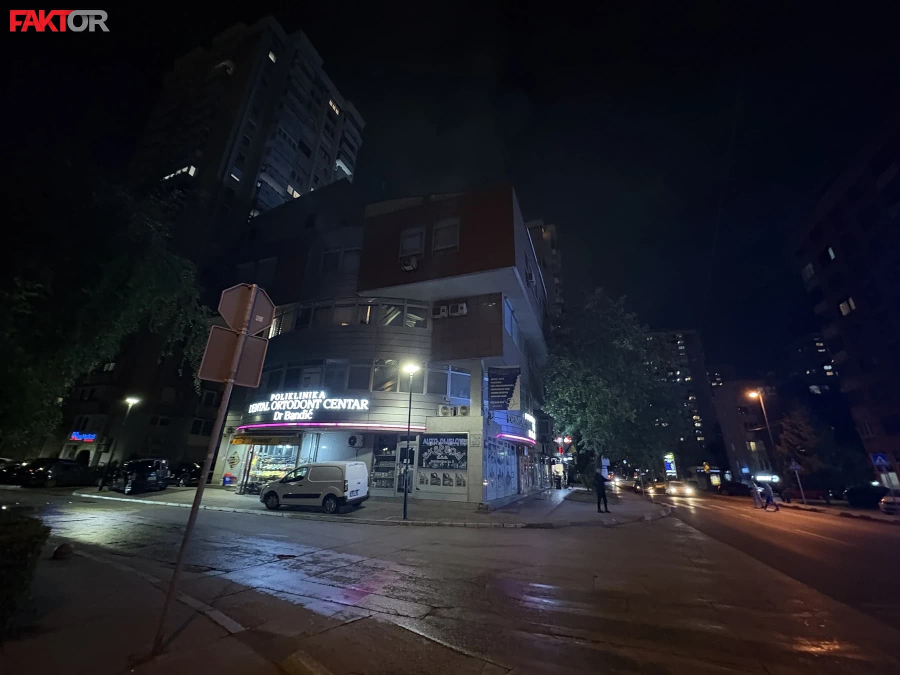 Zgrada u kojoj je došlo do požara