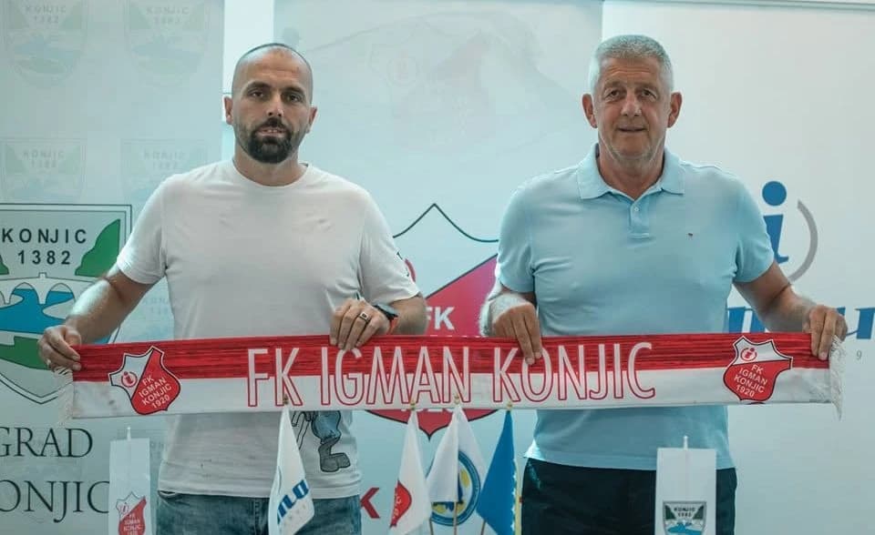 Ćosić (lijevo) radio u Igmanu iz Konjica