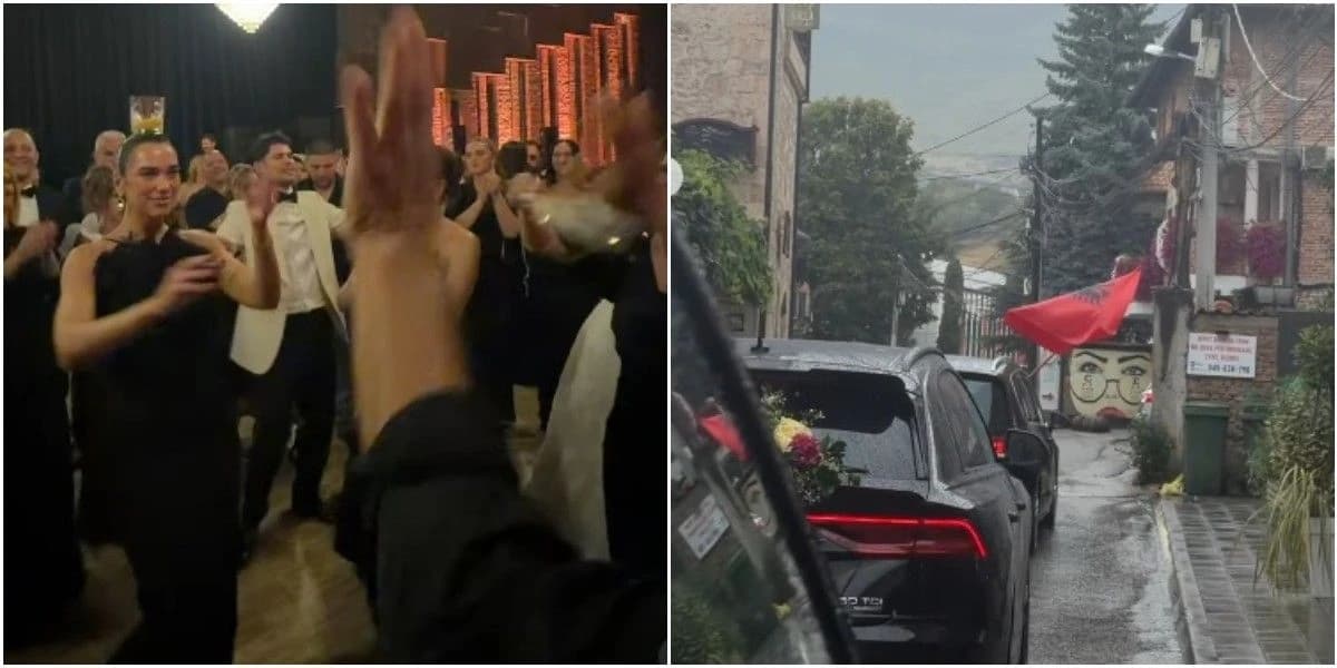 Dua Lipa na porodičnom vjenčanju na Kosovu zaplesala s ocem, oboje su imali pune čaše na glavi