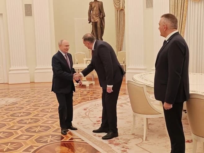 Sastanak s Putinom u Kremlju: Dodik predlaže zajedničke sjednice vlada RS-a i Rusije