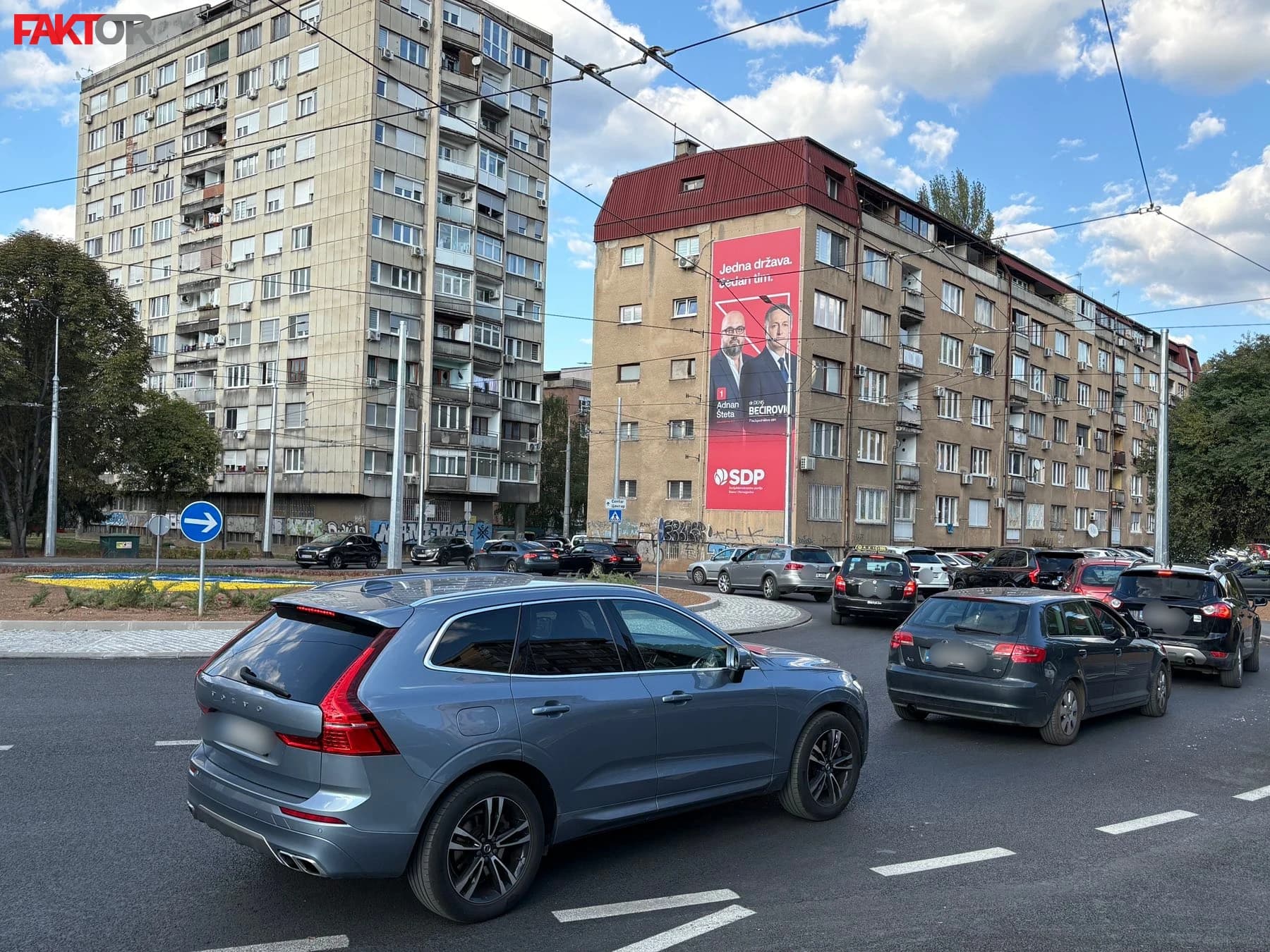 Novi kružni tok na Grbavici: Umjesto ubrzanja saobraćaja, još jedan čep