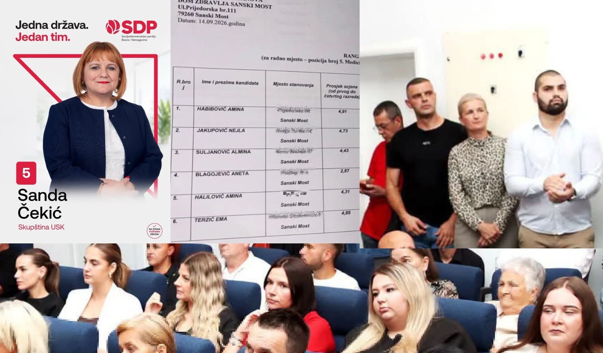 Crvene veze u bijelim mantilima: Nova zapošljavanja i stare SDP-ove konekcije u Domu zdravlja Sanski Most