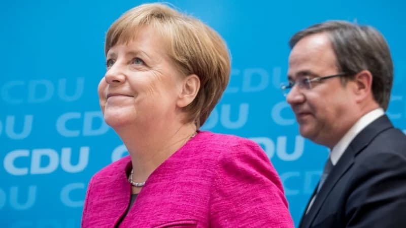 Angela Merkel i Armin Laschet