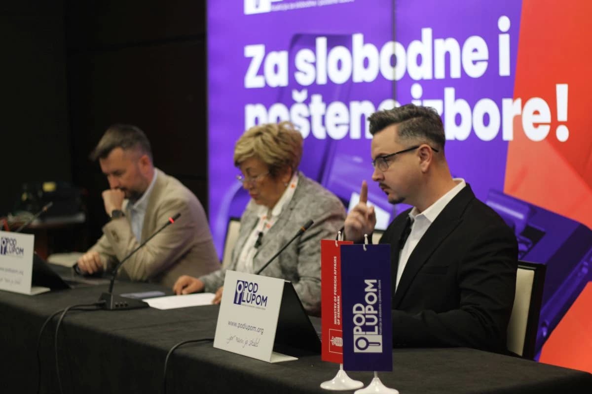 Press konferencija Koalicije Pod lupom