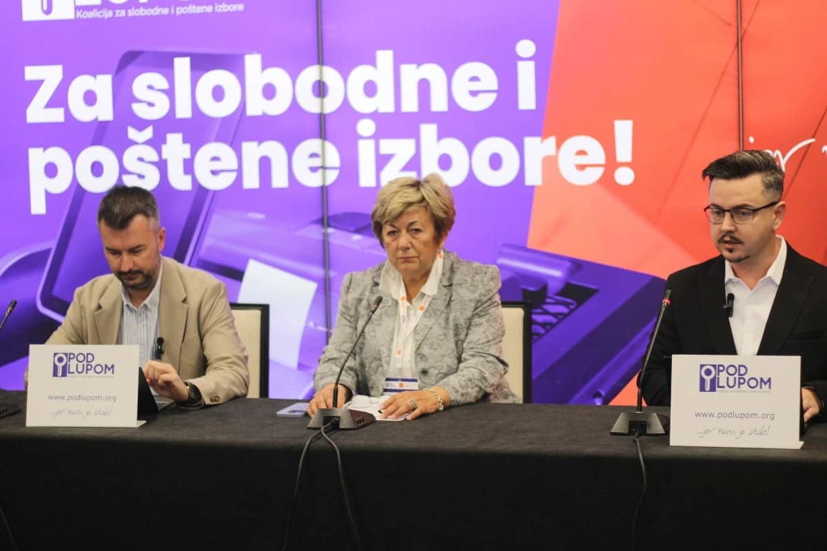 Predstavnici Koalicije Pod lupom