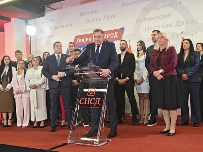 Milorad Dodik proglasio pobjedu SNSD-a na svim nivoima: "Pomarisali smo sve"