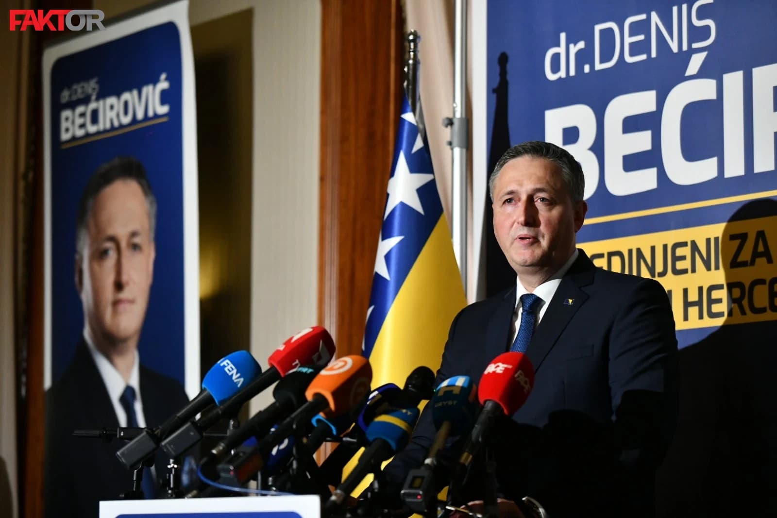 Denis Bećirović proglasio pobjedu: Slobodarska, antifastička i građanska BiH je živa