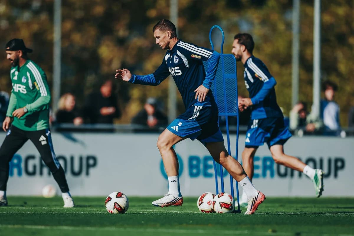 Džeko se vratio u Schalke, saigrači ga brane: Nema potrebe da pričamo o tome