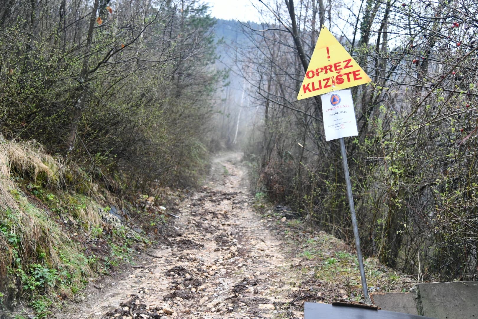 Klizište je aktivirano prije tri godine