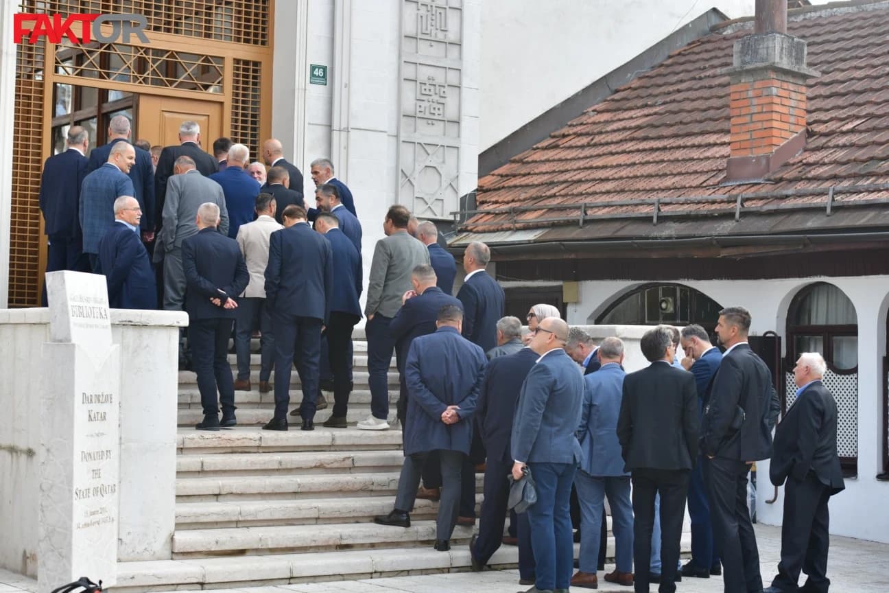 Salem ef. Dedović, Nedžad ef. Grabus i Mensur ef. Malkić