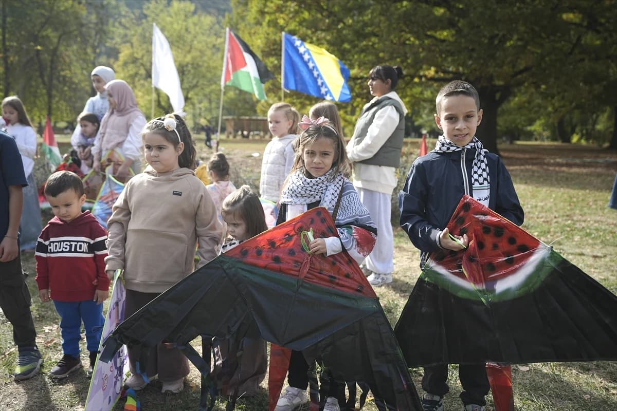 Djeca u Sarajevu puštanjem zmajeva podržala vršnjake u Palestini