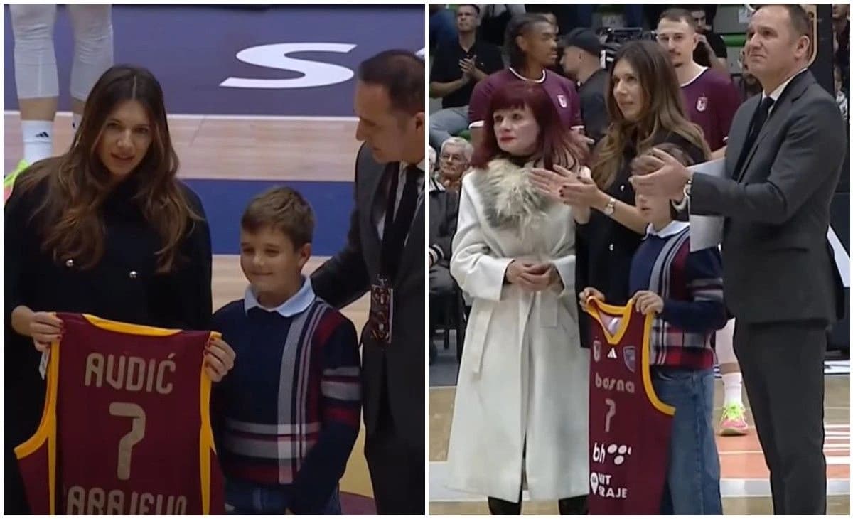 Edinovom sinu danas je uručen dres Bosne