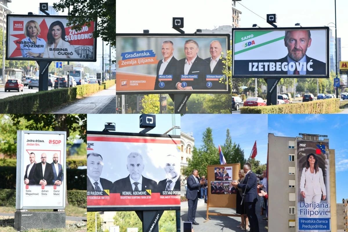 Danas istječe rok za uklanjanje izbornih plakata, kazne do 30.000 KM