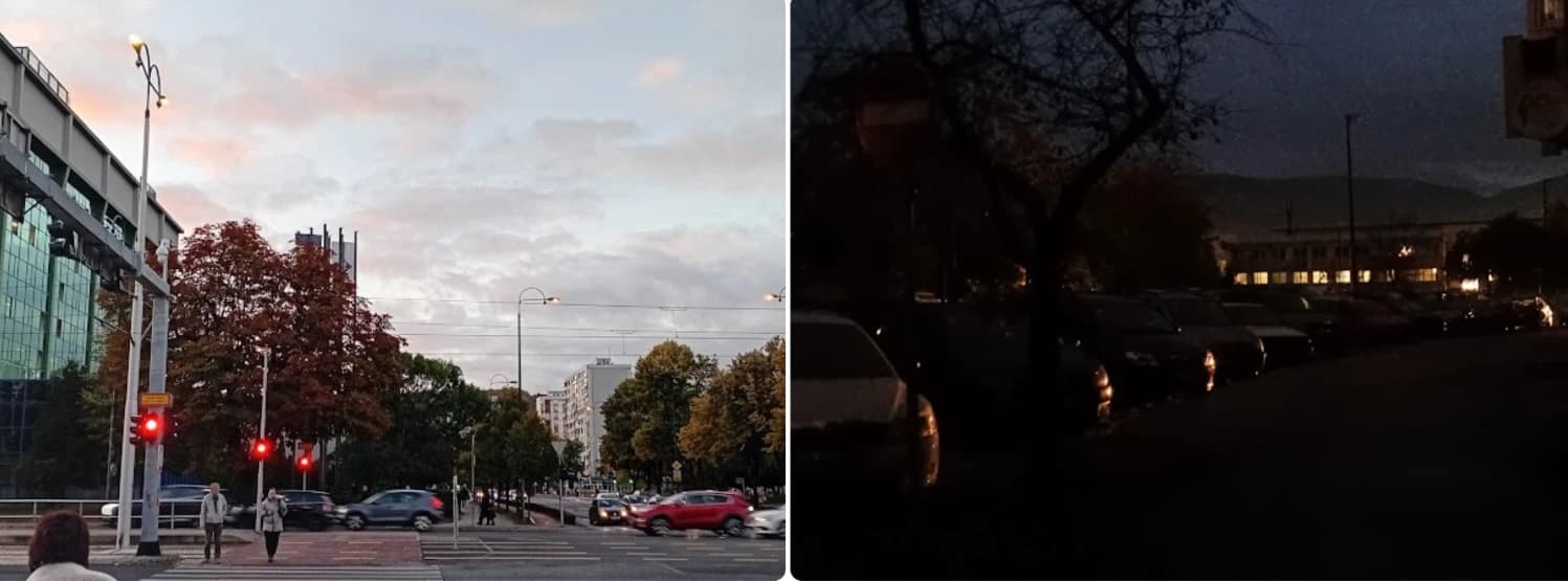 Jutros na Socijalnom gori rasvjeta