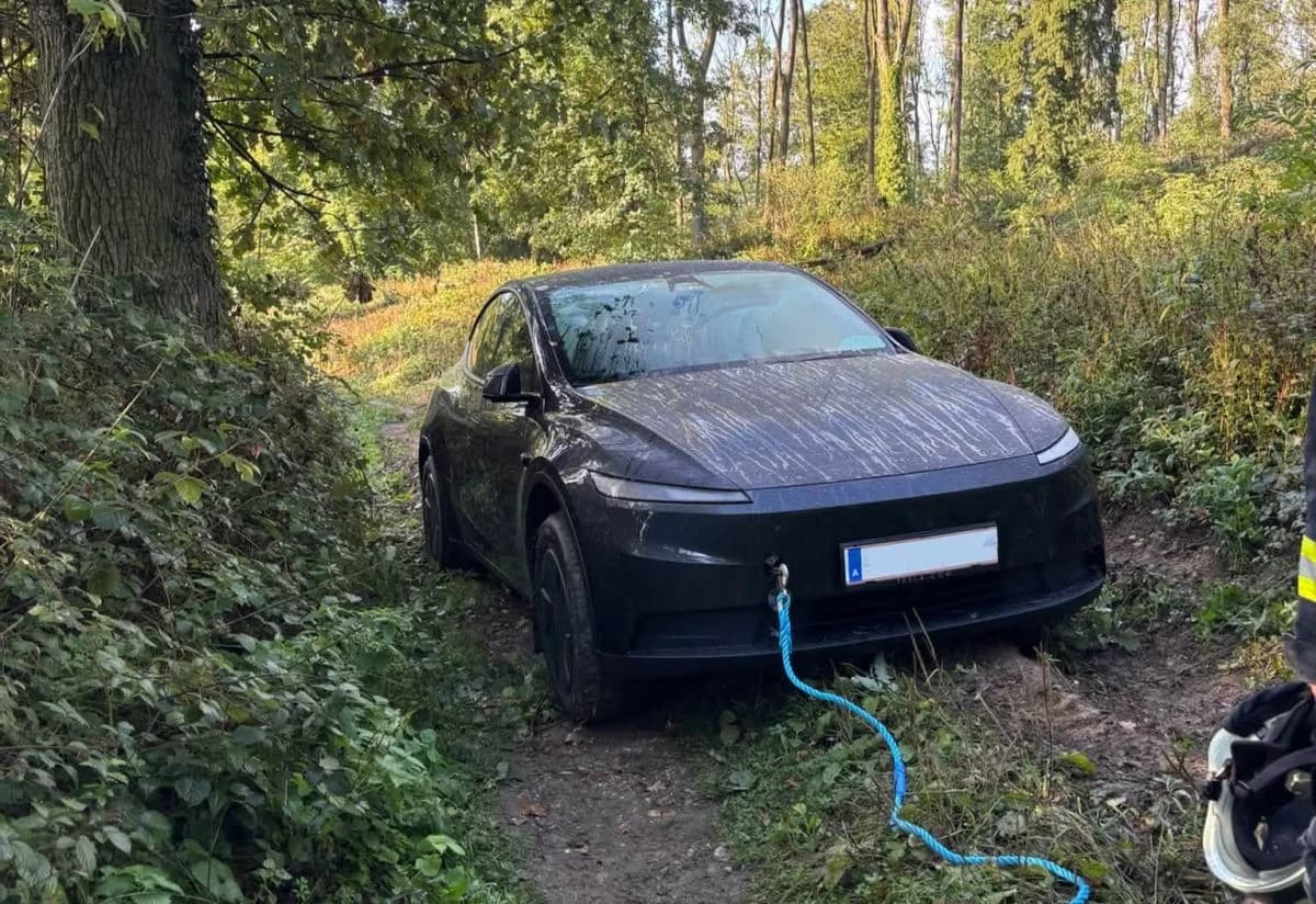 Otkud tamo: Tesla zaglavio na planinarskoj stazi, vatrogasci u pomoć zvali poljoprivrednika