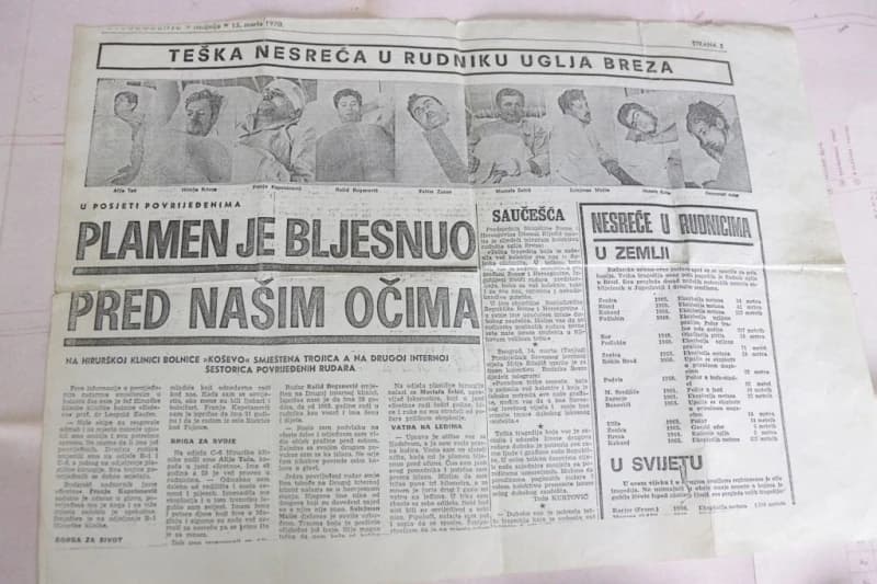 Rudnik Breza, tragedija