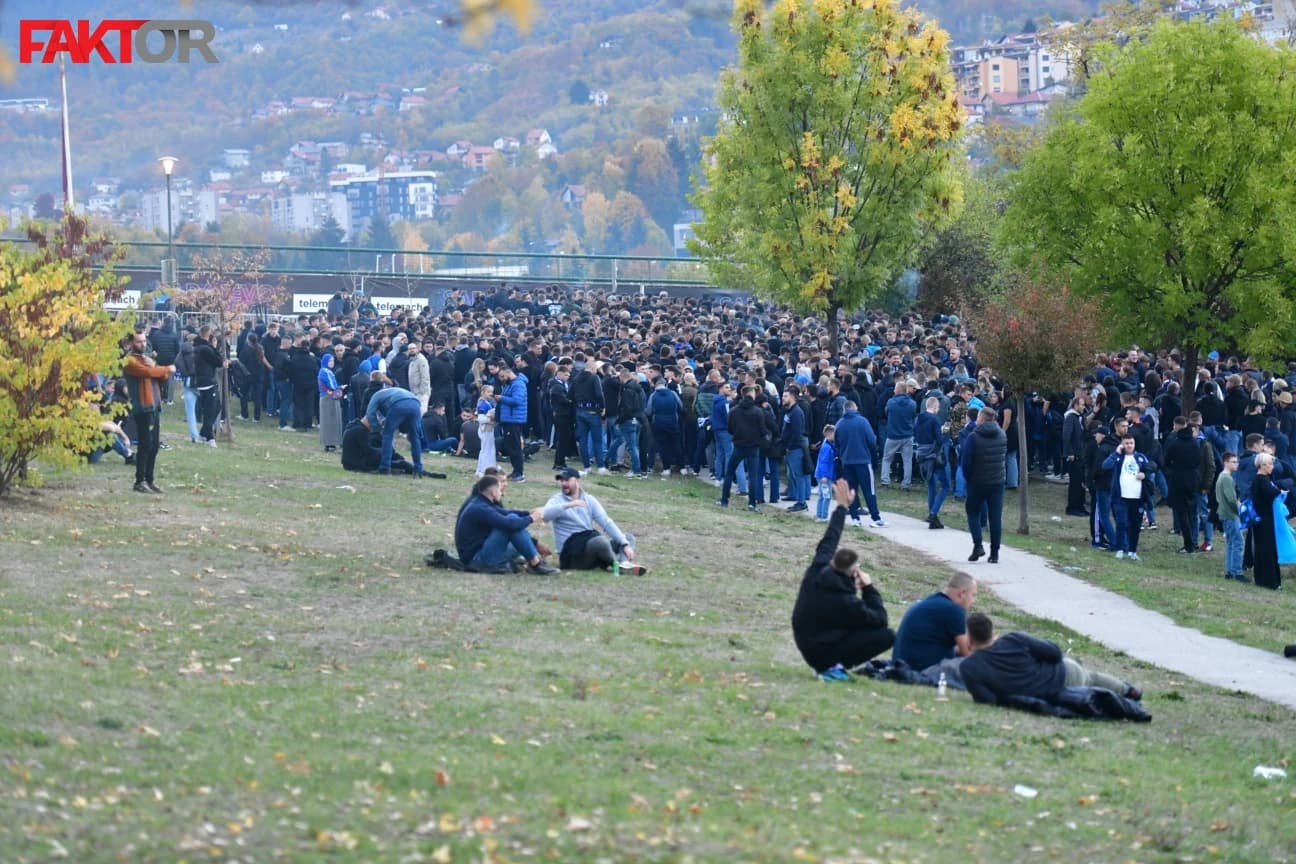Hiljade navijača već u blizini Koševa, sprema se spektakl