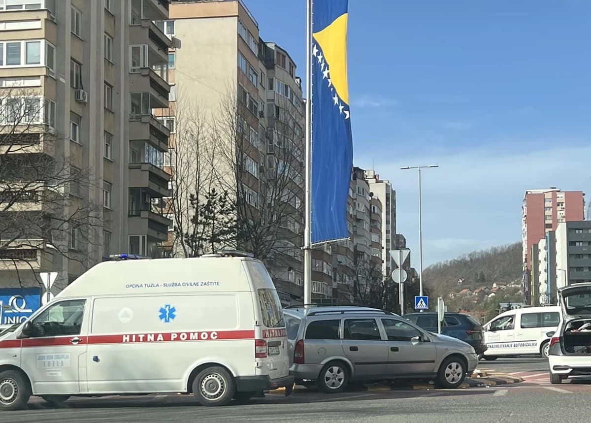 Nesreća u kružnom toku na Brčanskoj Malti