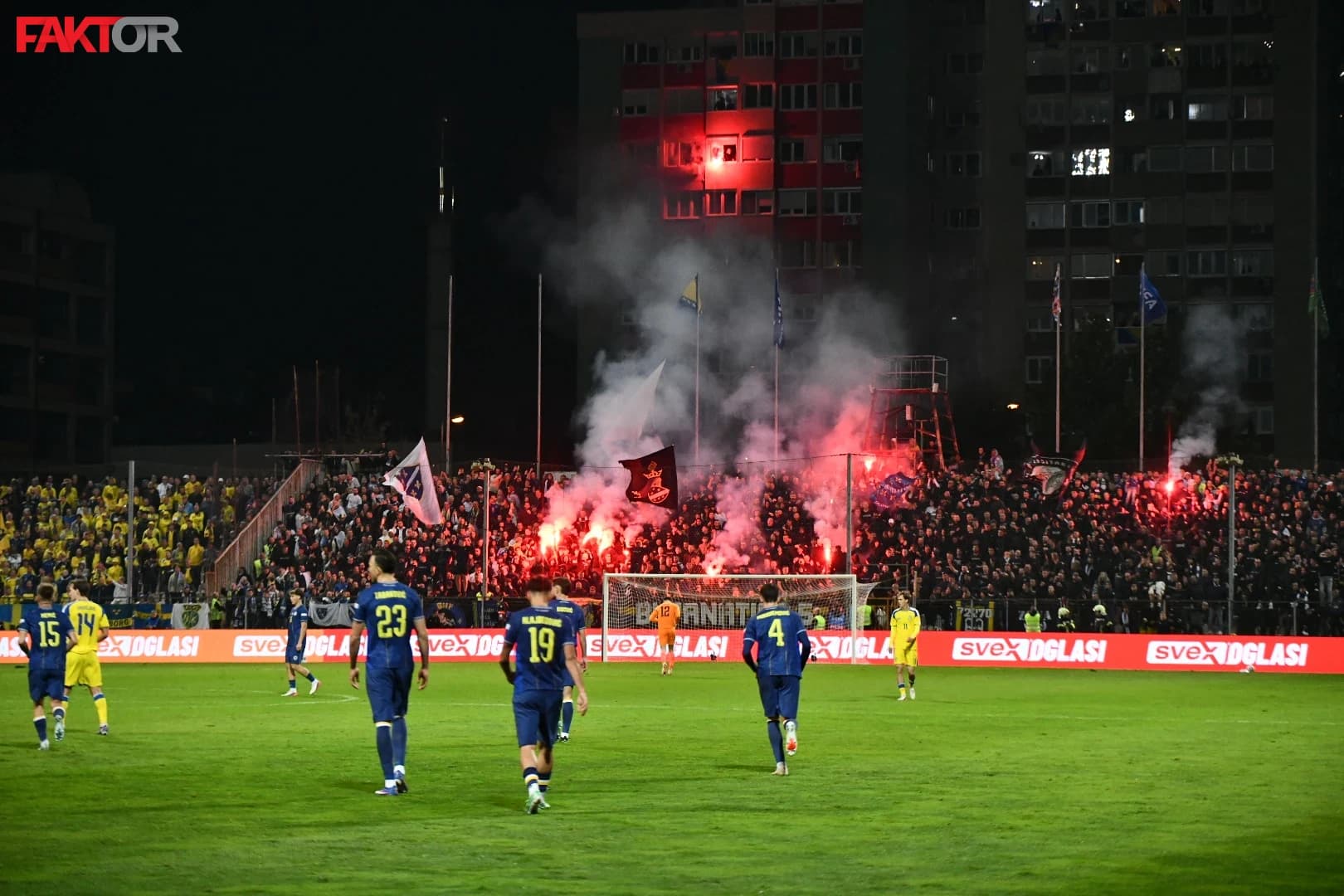 UEFA kaznila BiH zbog onoga što se dešavalo na tribinama tokom Džekinog oproštaja