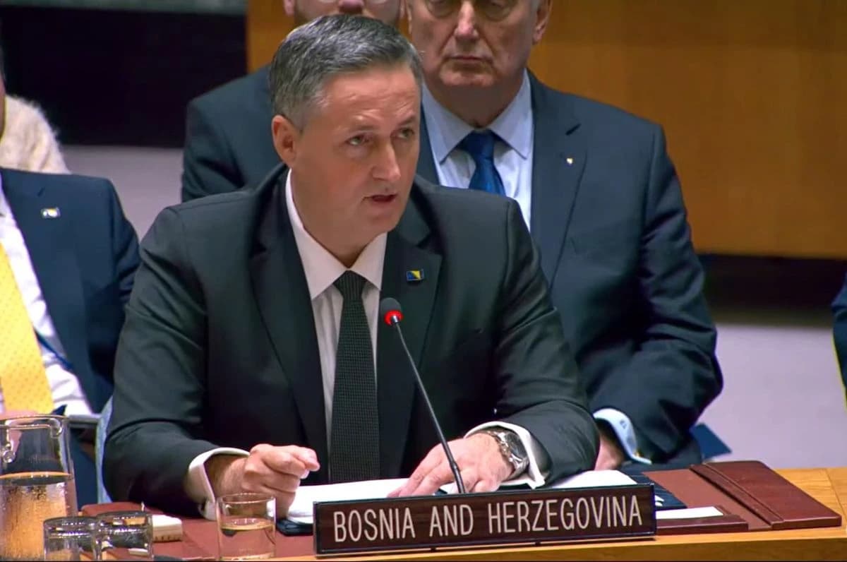 Bećirović u UN-u: Rukovodstvo entiteta RS otvoreno pokušava potkopati mir u BiH