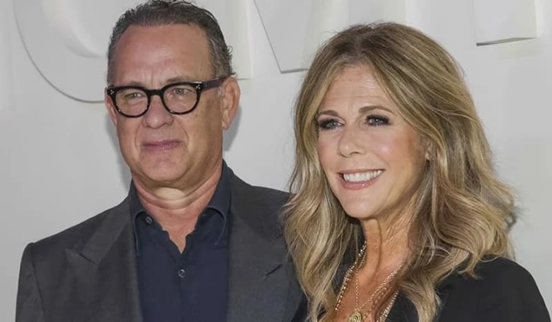 Tom Hanks sa suprugom Ritom Wilson