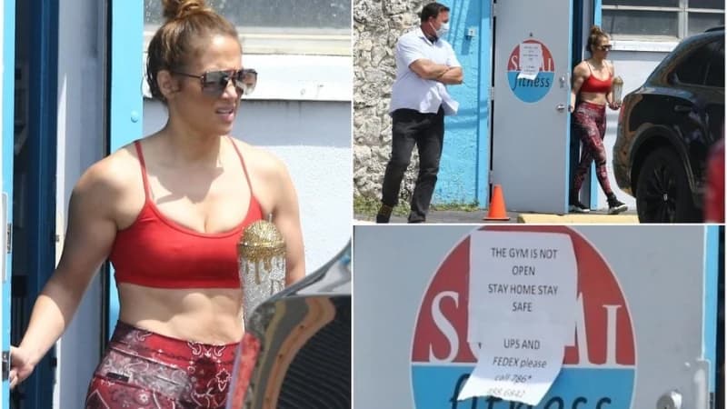 Trenutak kada Jennifer izlazi iz teretane 