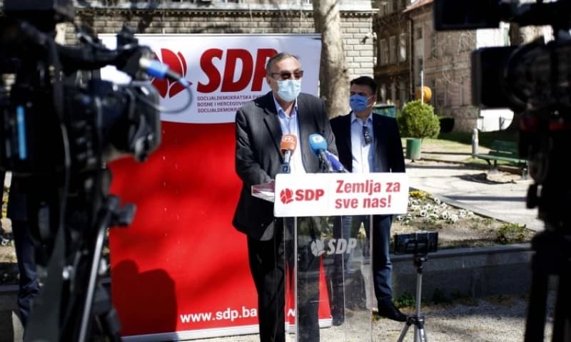 KO SDP Sarajevo u jeku pandemije vodi kampanju: Najavili rušenje Vlade KS do ljeta 