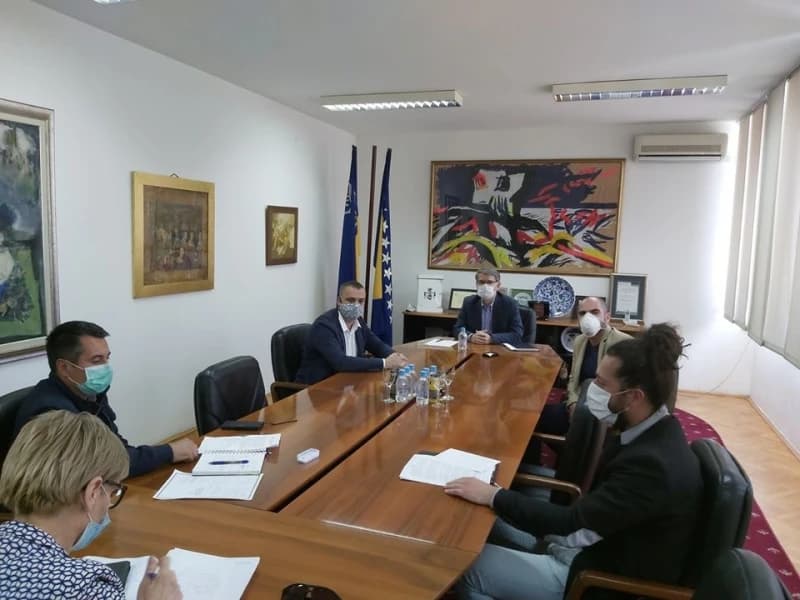 Novinari BIRN-a kod gradonačelnika Imamovića