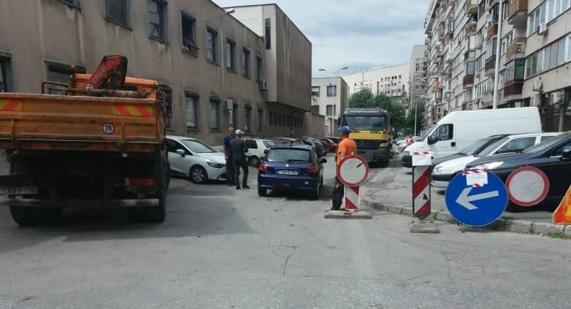 Ulica Envera Šehovića parking