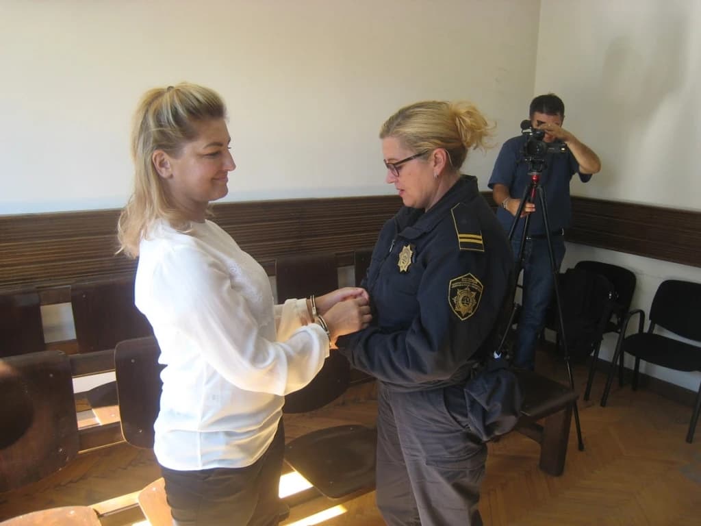 Vesna Švancer u sudnici Općinskog suda Tuzla