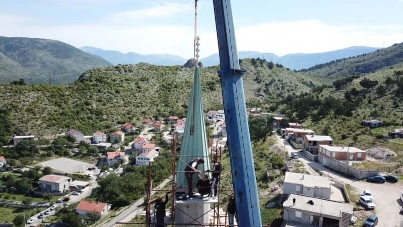Izgradnja džamije u mostarskom naselju Gornji Zalik