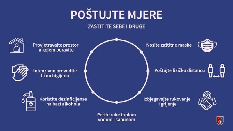 Krizni štab Ministarstva zdravstva KS apelira: Promovirajmo odgovornost za zdravlje