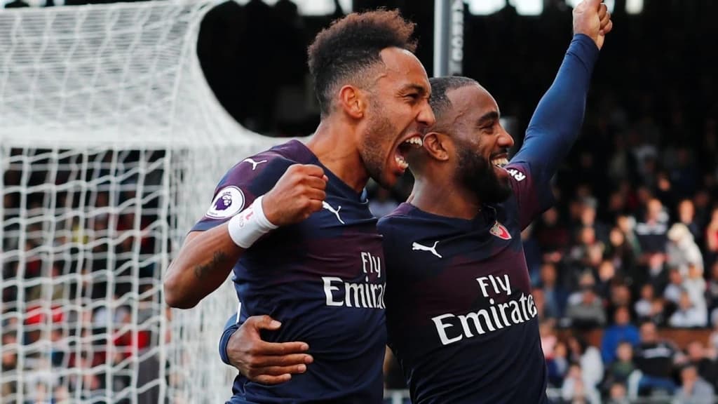 Pierre-Emerick Aubameyang i Alexandre Lacazette
