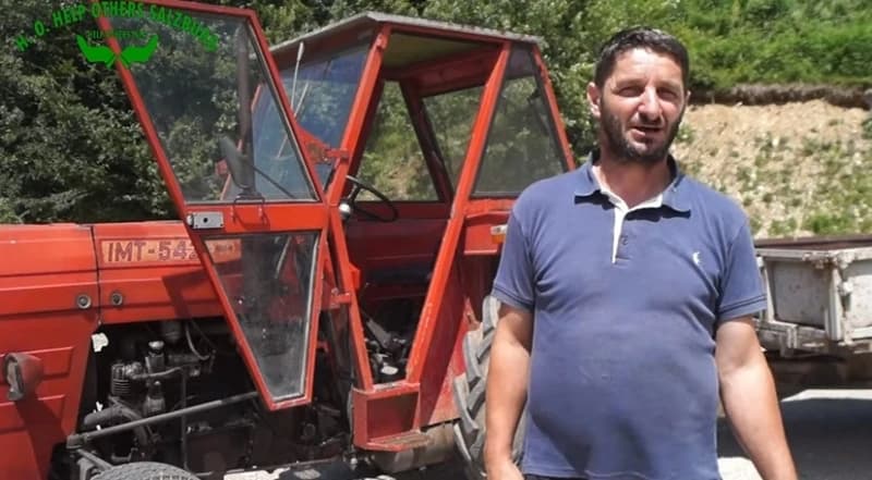 Poklon dobrih ljudi hrabrom Srebreničaninu: Omer Dudić dobio traktor