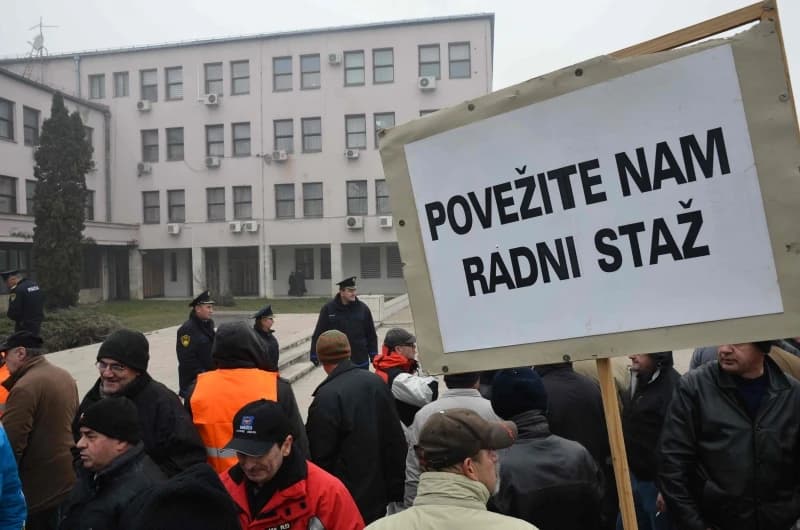 Protest radnika 