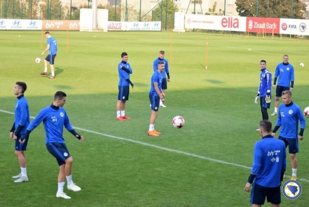 Trening mlade reprezentacije BiH