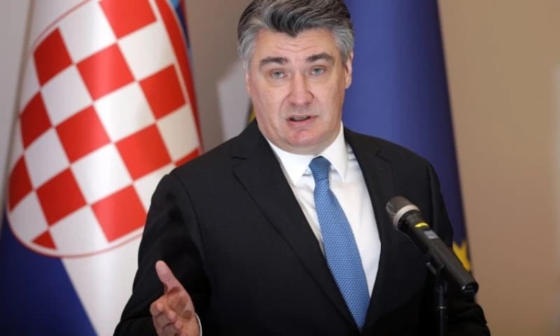 Predsjednik Hrvatske Zoran Milanović