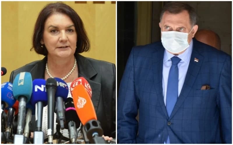 Gordana Tadić i Milorad Dodik
