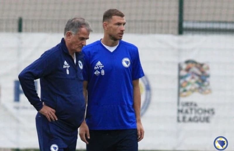 Duško Bajević odredio sastav Zmajeva: Edin Džeko ostao na klupi