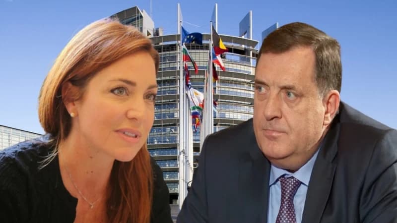 Julie Lechanteux i Milorad Dodik