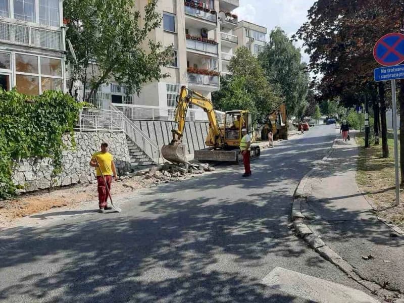Sarajevo: Započela sanacija saobraćajnice u ulici Nusreta Šišića Dede