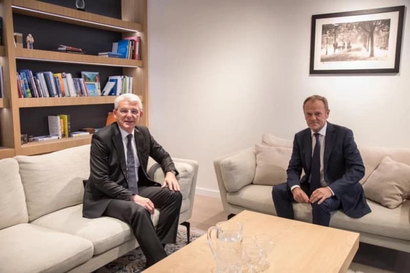 Šefik Džaferović i Donald Tusk