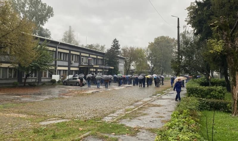 Protest radnika lukavačkog GIKIL-a