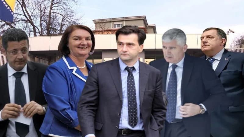Aljoša Čampara, Gordana Tadić, Oleg Čavka, Dragan Čović, Milorad Dodik