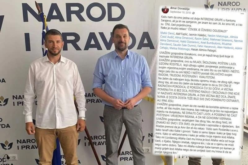 Amar Dovadžija i Elmedin Konaković