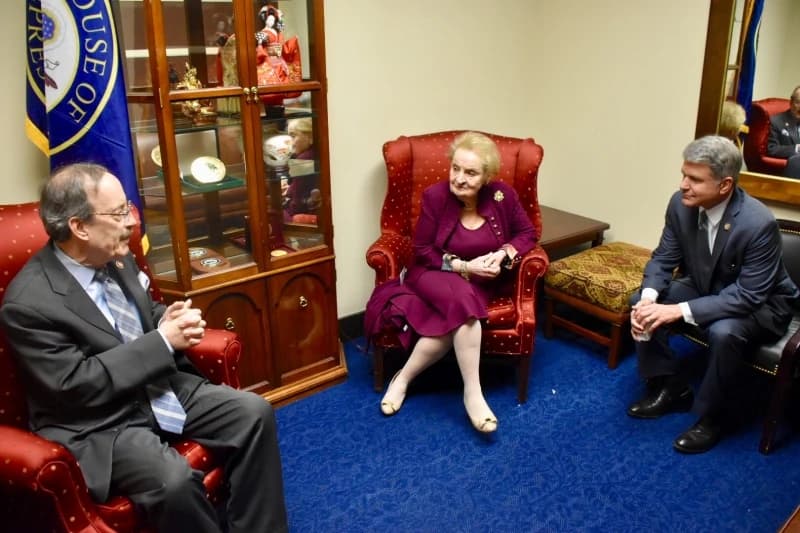 Eliot Engel i Madeleine Albright